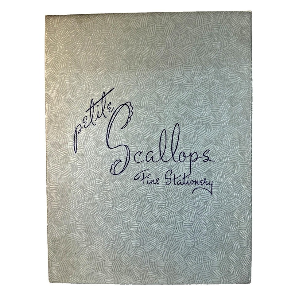 Petite Scalloped Fine Stationary 24 Sheets/18 Envelopes NIB